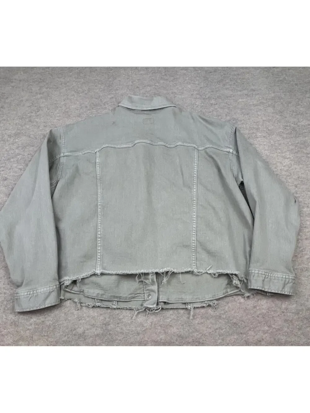 Ralph Lauren RL Cropped Denim Jacket Size 2X - Picture 9 of 12